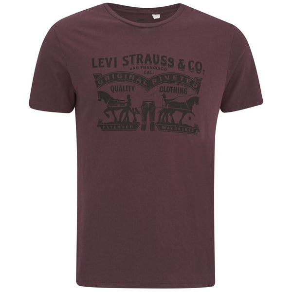 Levi's Men's Graphic Logo T-Shirt - Graphic Merlot