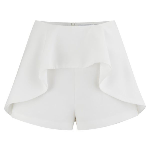 Finders Keepers Women's Speaker Box Shorts - White