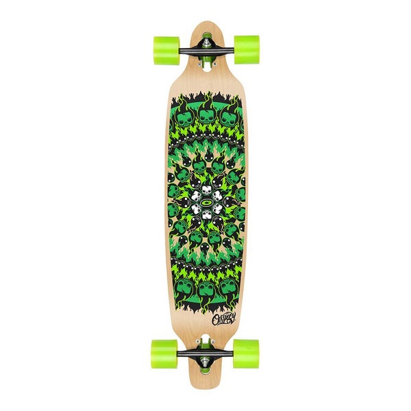 Osprey Flame Skull Longboard - 39 Inch