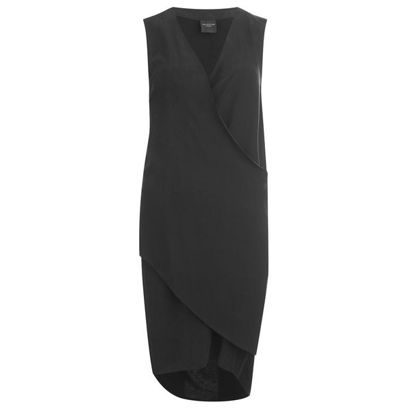 Selected Femme Women's Kimmi Wrap Dress - Black