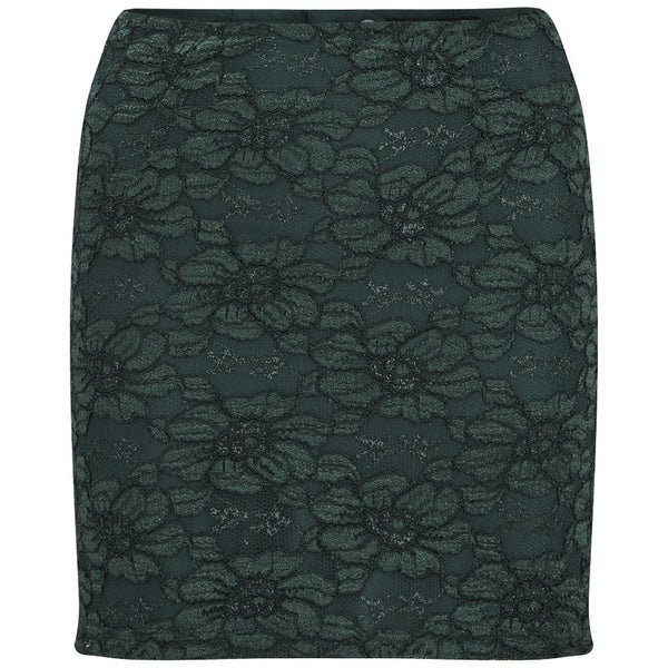 Selected Femme Women's Nella Lace Skirt - Scarab