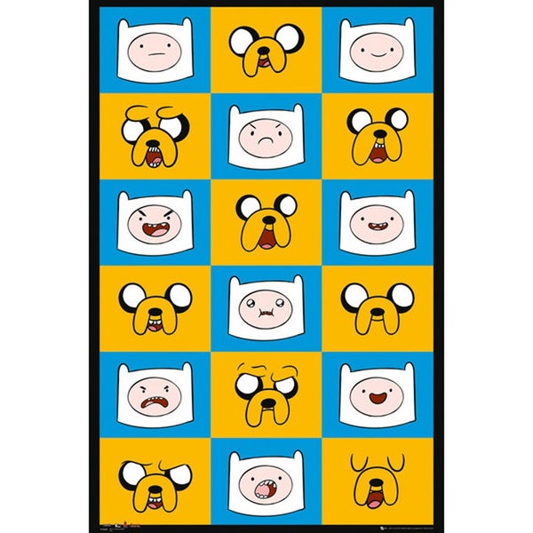Adventure Time Expressions Maxi Poster - 61 x 91.5cm