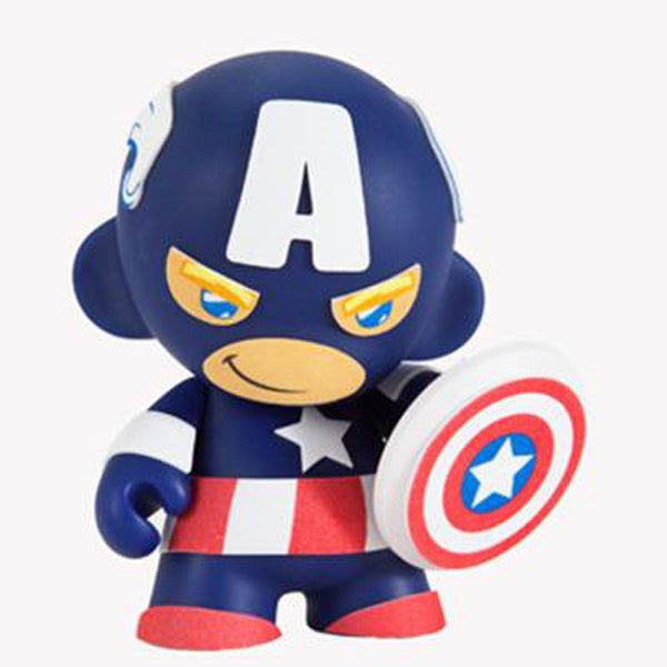 Kidrobot Figurine Munny -Captain America
