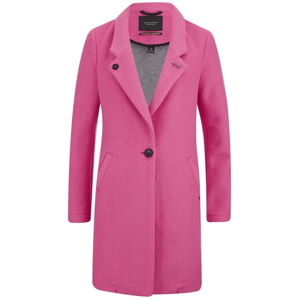 Maison Scotch Women's Classic Tailored Coat - Pink
