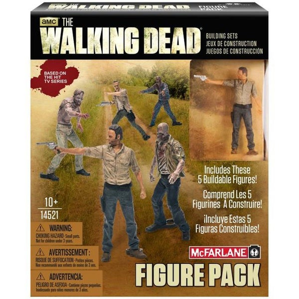 McFarlane The Walking Dead Construction Set 5 Figure Pack