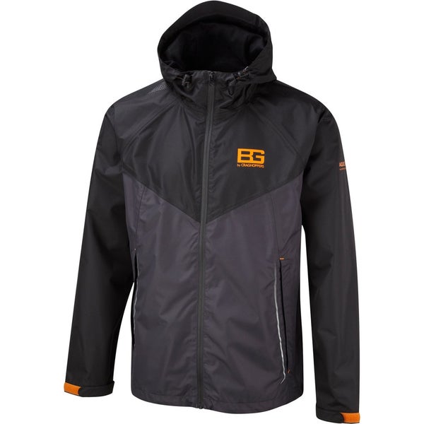 Bear Grylls by Craghoppers Men's Core Waterproof Jacket - Black Pepper