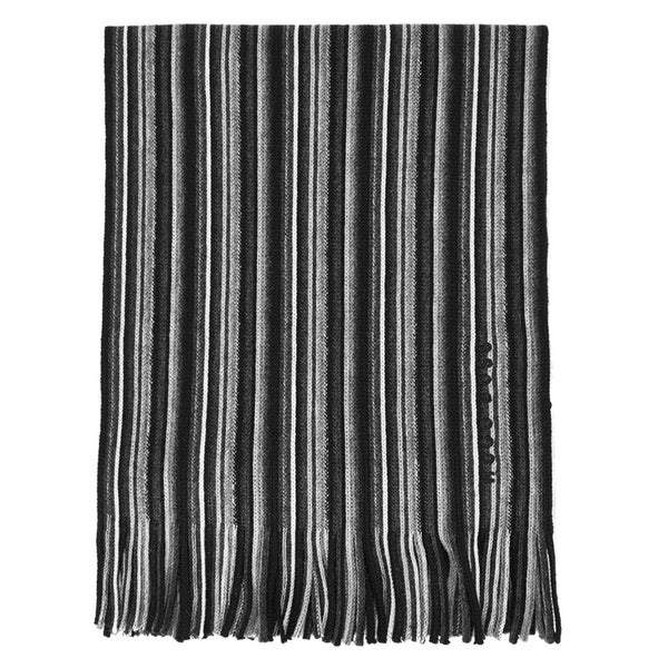BOSS Hugo Boss Men's Fadon Stripe Scarf - Black