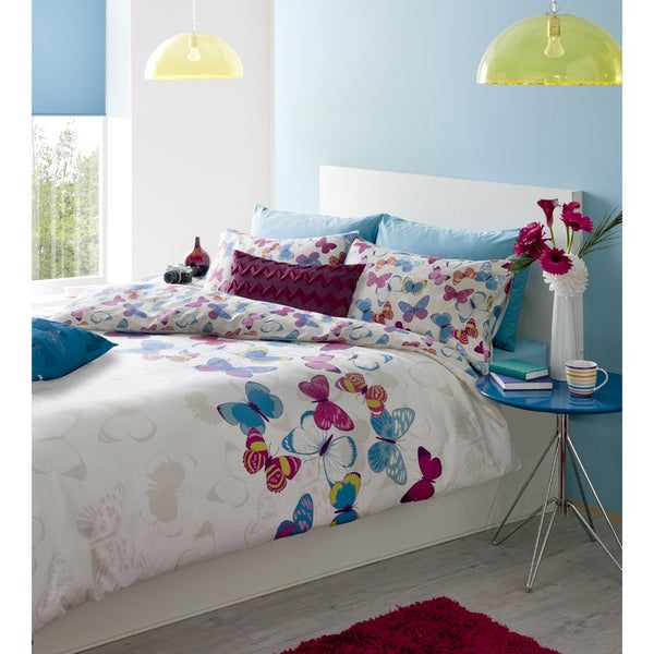 Catherine Lansfield Butterfly Fusion Duvet Set - Multi