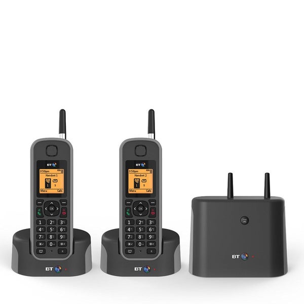 BT Elements 1K Long Range Cordless Telephone - Twin