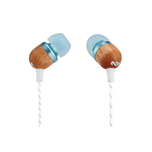 The House of Marley Smile Jamaica Earphones (Includes In-Line 1 Button Mic) - Sky
