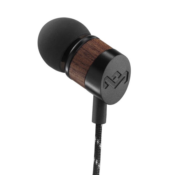 The House of Marley Uplift Earphones (Includes In-Line 1 Button Mic) - Midnight