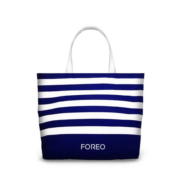 FOREO Canvas Tote Bag - White/Blue (Free Gift)