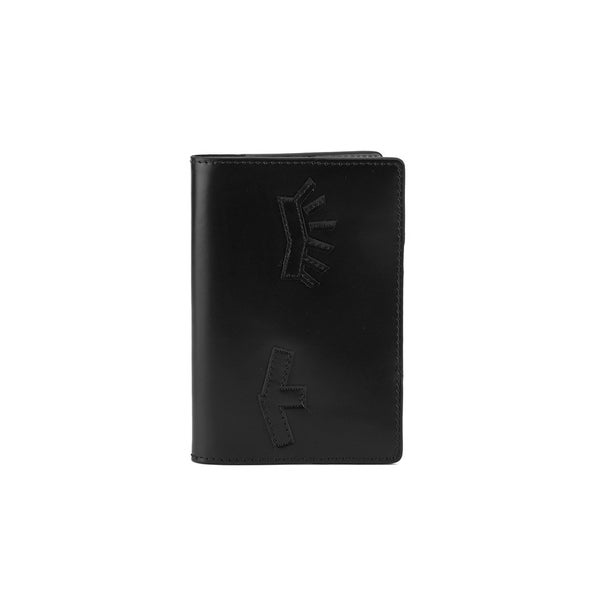 Lulu Guinness Women's Taped Face Passport Cover - Black