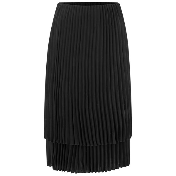 Samsoe & Samsoe Women's Kane Pleated Skirt - Black