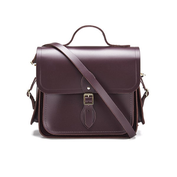 The Cambridge Satchel Company Women's Large Traveller Bag with Side Pockets Port