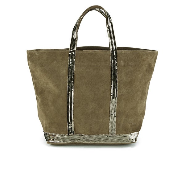 Vanessa Bruno Women's Cabas Suede Tote Bag - Khaki