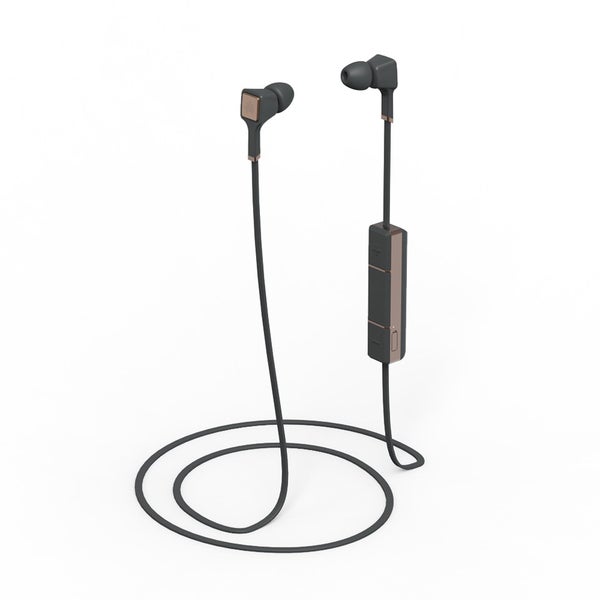 Ministry of Sound Audio In Plus Wireless Bluetooth Earphones - Charcoal and Copper
