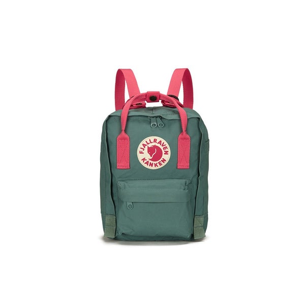 Fjallraven Men s Kanken Mini Backpack Frost Green Peach Pink