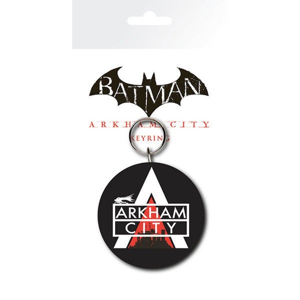 DC Comics Batman Arkham City Logo - Keyring