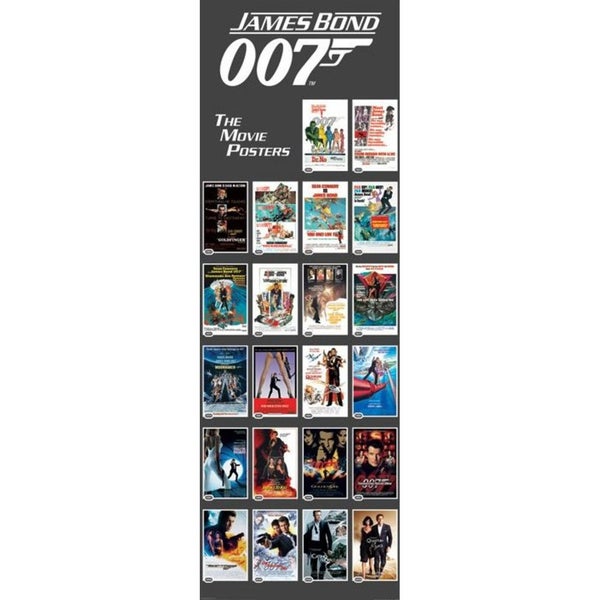James Bond The Movie Posters - 21 x 59 Inches Door Poster