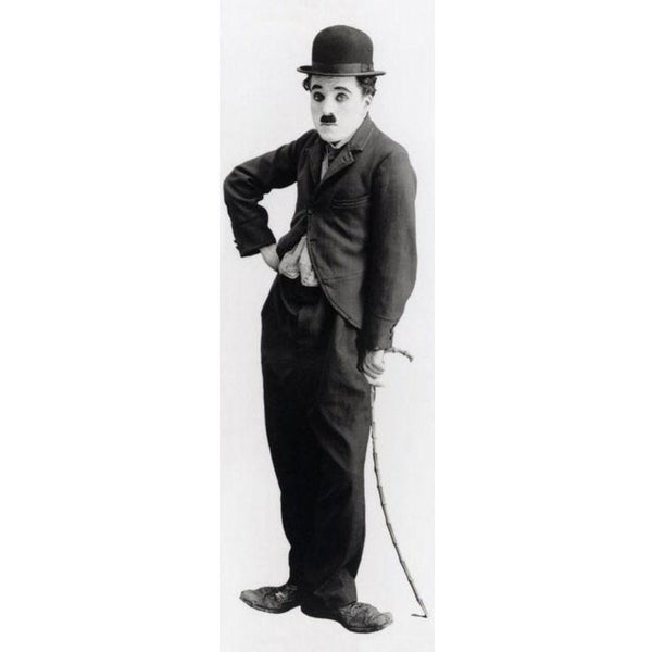 Charlie Chaplin Tramp - 21 x 59 Inches Door Poster