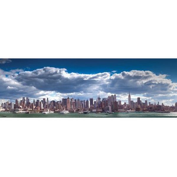 New York Manhattan Skyline - 21 x 59 Inches Door Poster