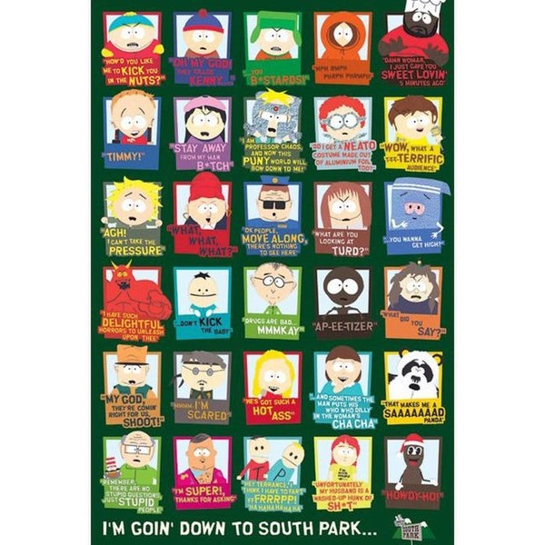 South Park Quotes - 24 x 36 Inches Maxi Poster