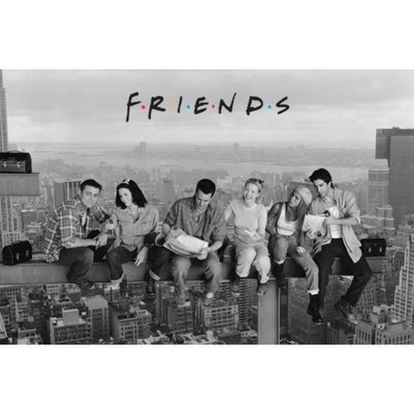 Friends Lunch On A Skyscraper - 24 x 36 Inches Maxi Poster