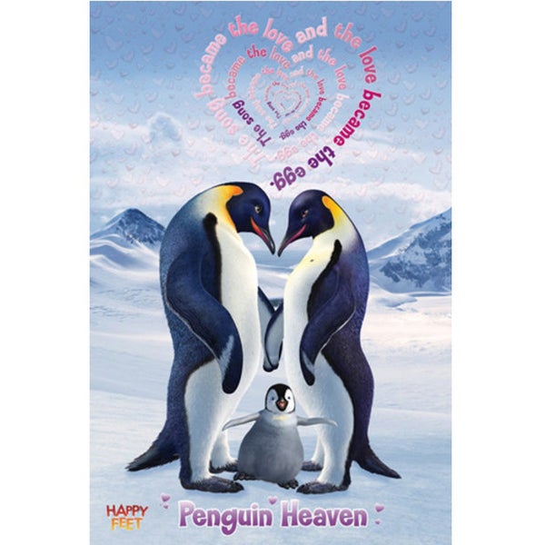Happy Feet Penguin Heaven - 24 x 36 Inches Maxi Poster