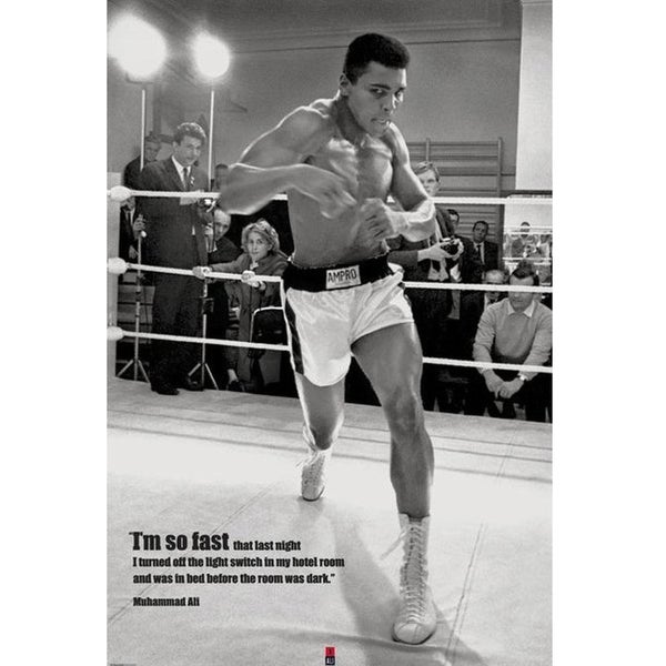 Muhammad Ali Fast - 24 x 36 Inches Maxi Poster