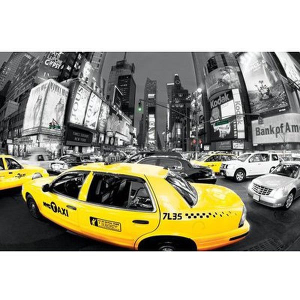 New York Times Square Yellow Cabs - 24 x 36 Inches Maxi Poster