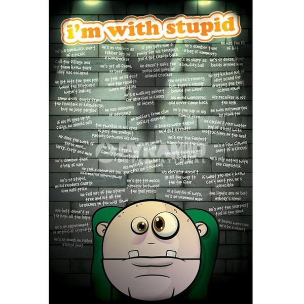 I'm With Stupid - 24 x 36 Inches Maxi Poster
