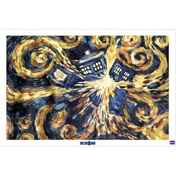 Doctor Who Exploding Tardis - 24 x 36 Inches Maxi Poster