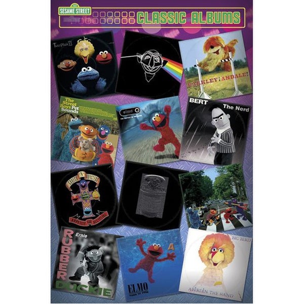 Sesame Street Classic Albums - 24 x 36 Inches Maxi Poster