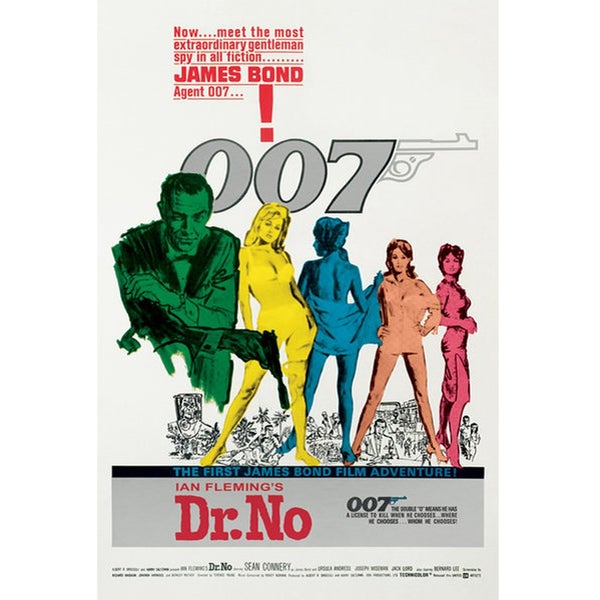 James Bond Dr No - 24 x 36 Inches Maxi Poster