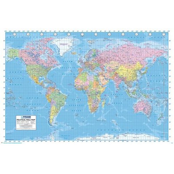 World Map - 24 x 36 Inches Maxi Poster