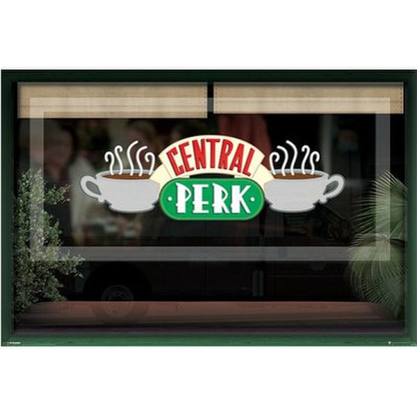 Friends Central Perk Window - 24 x 36 Inches Maxi Poster