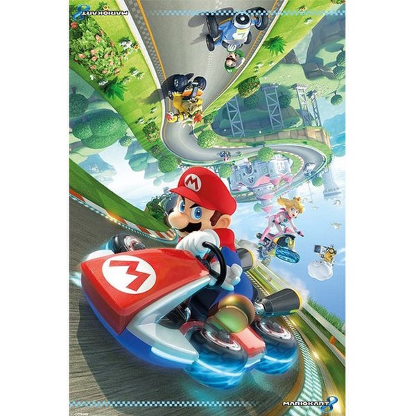 Nintendo Mario Kart 8 Flip Poster - 24 x 36 Inches Maxi Poster