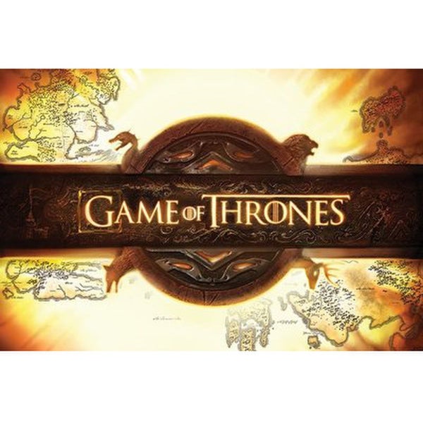 Game Of Thrones Logo - 24 x 36 Inches Maxi Poster