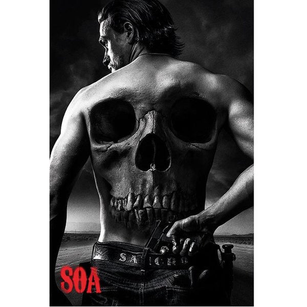 Sons Of Anarchy Skull - 24 x 36 Inches Maxi Poster