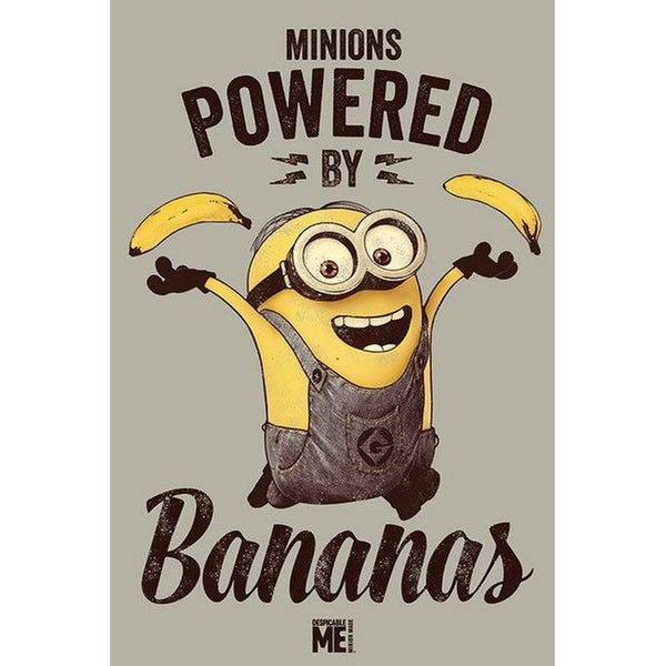 Despicable Me Powered By Bananas - 24 x 36 Inches Maxi Poster