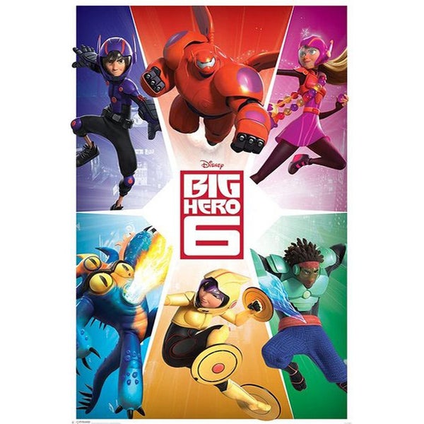 Disney Big Hero 6 Team - 24 x 36 Inches Maxi Poster