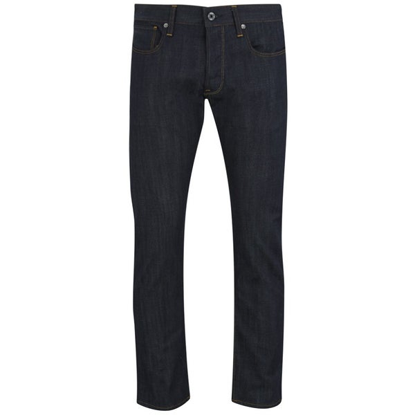 G-Star Men's 3301 Tapered Jeans - Dark Aged Stretch Denim