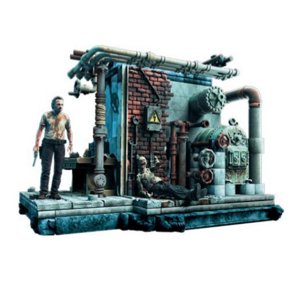 McFarlane The Walking Dead Prison Boiler Room Construction Set