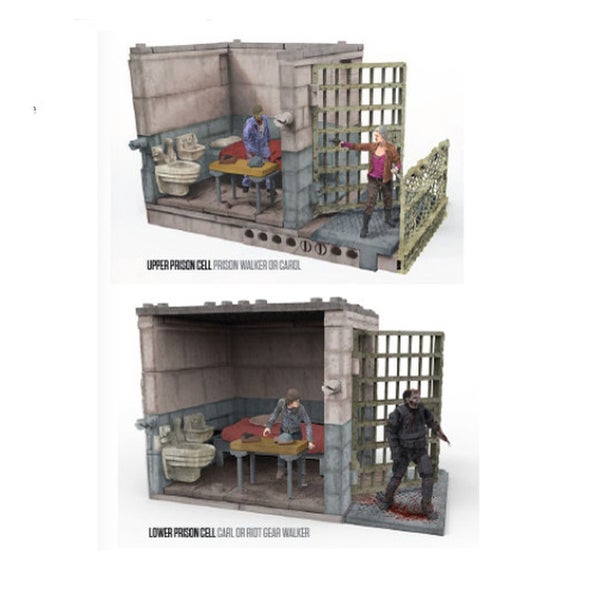 McFarlane The Walking Dead Upper And Lower Prison Cells Construction Set