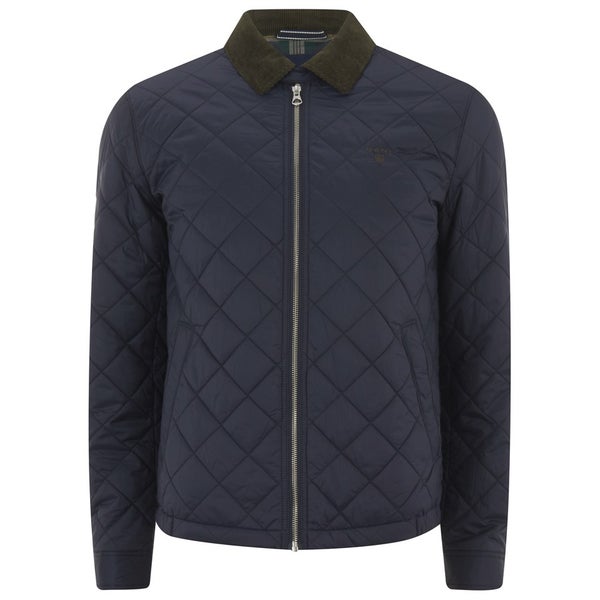 GANT Men's Quilted Windcheater Jacket Navy
