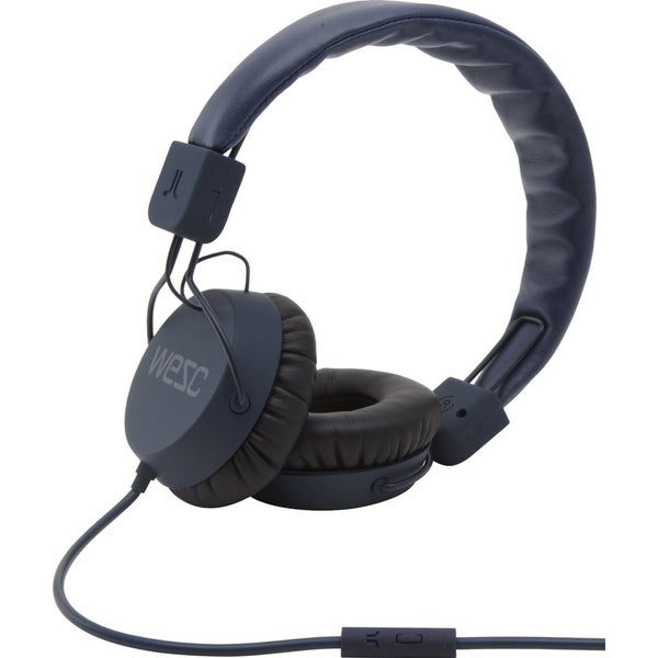 Wesc Piston Headphones Including Mic - Navy