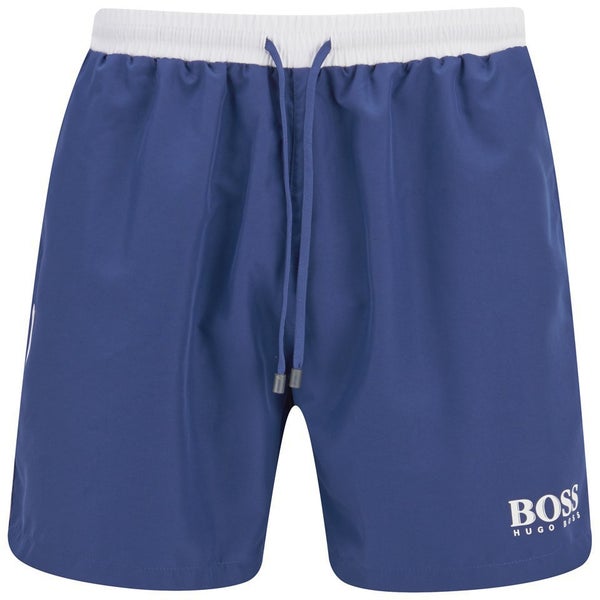 BOSS Hugo Boss Men's Starfish Small Logo Swim Shorts - Blue