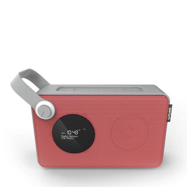 Otone BluMotion Portable Bluetooth DAB Radio - Red