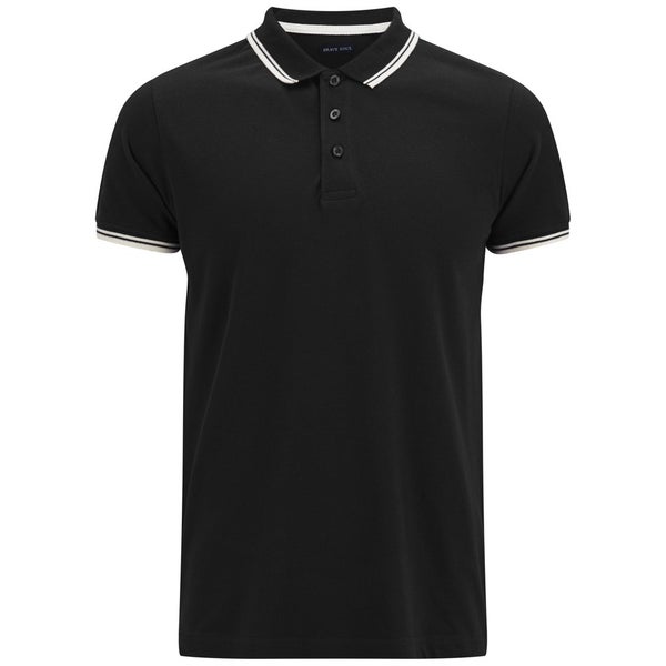 Brave Soul Men's Heroc Polo Shirt - Black